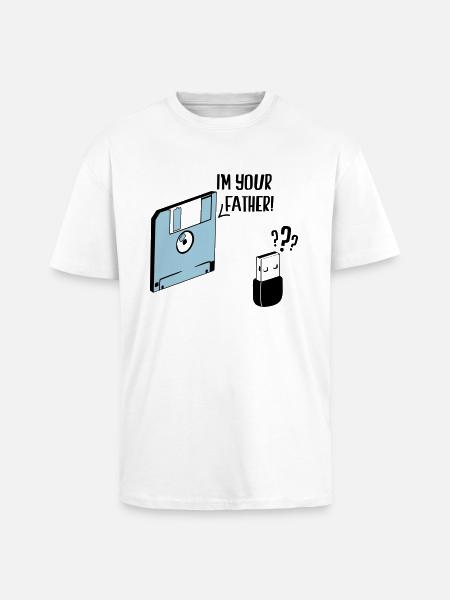 I'm your father - T-shirt unisexe oversize épais - blanc