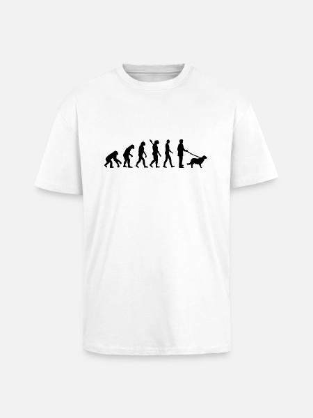 Golden Retriever - Oversized Heavyweight Unisex T-Shirt - Weiß