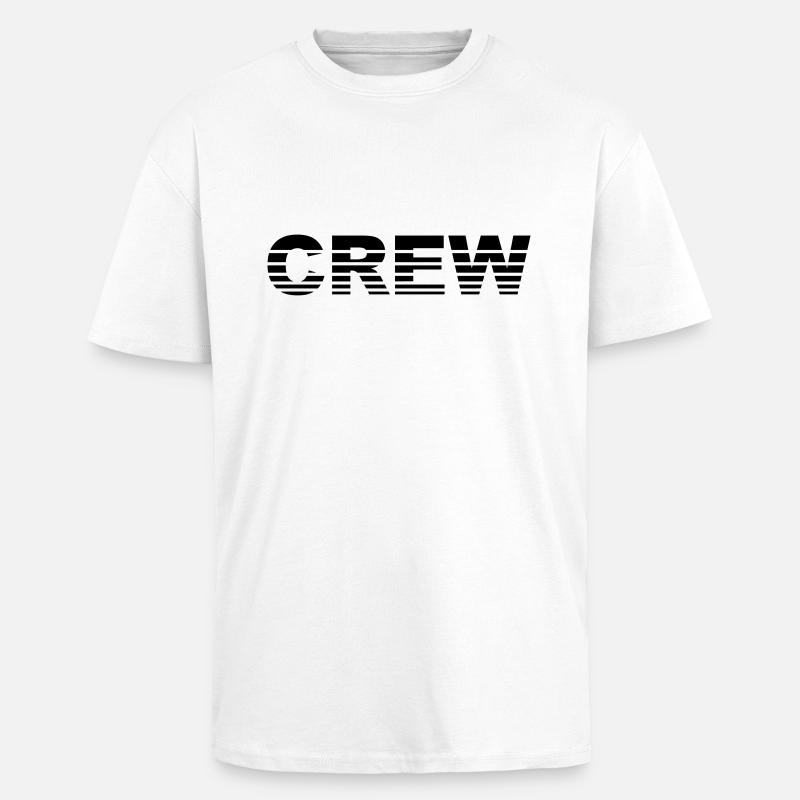 Crew - Oversized Heavyweight Unisex T-Shirt - Weiß
