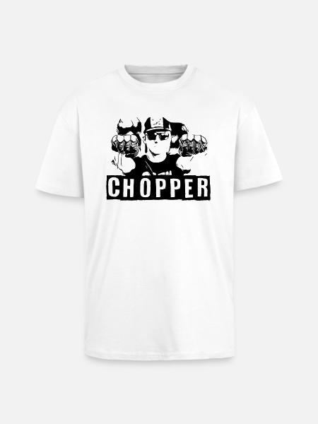 Chopper - Oversized Heavyweight Unisex T-Shirt - Weiß