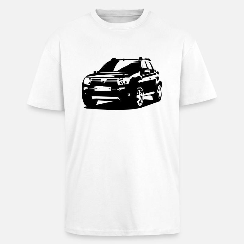  duster - Oversized Heavyweight Unisex T-Shirt - Weiß