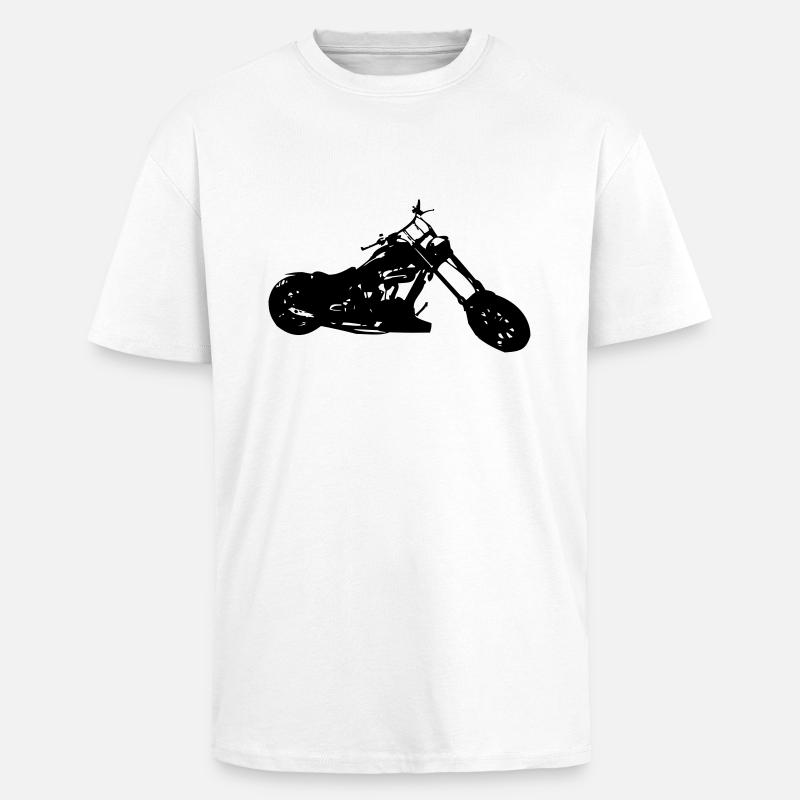 chopper - Oversized Heavyweight Unisex T-Shirt - Weiß