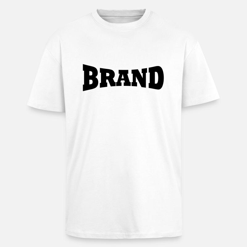 Feu station de ski - T-shirt unisexe oversize épais - blanc