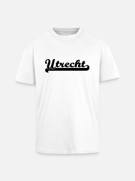 utrecht schrift - Oversized Heavyweight Unisex T-Shirt - Weiß