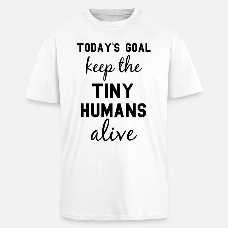 Funny Mum - Oversized Heavyweight Unisex T-Shirt - Weiß