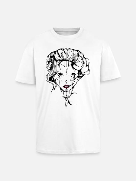 Evil Tenderness - Unisex Oversized Heavyweight T-shirt - white