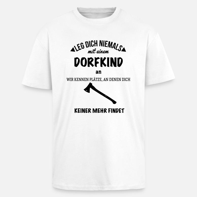 dkind - Oversized Heavyweight Unisex T-Shirt - Weiß