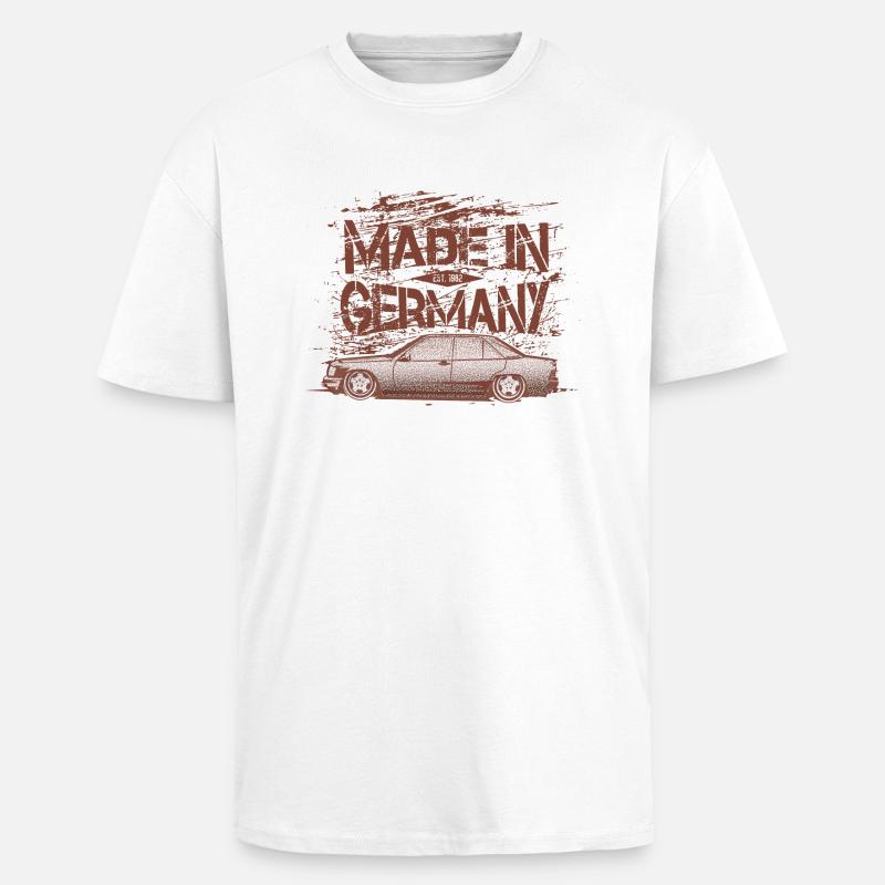W 201 190 E EVO2 - Oversized Heavyweight Unisex T-Shirt - Weiß