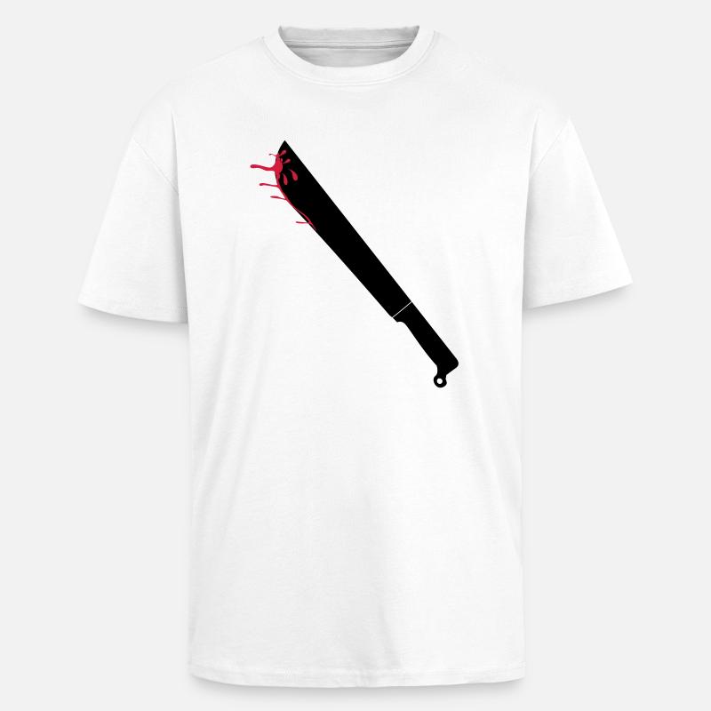 Machette - T-shirt unisexe oversize épais - blanc