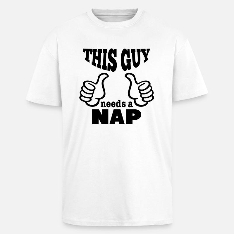 this guy - Oversized Heavyweight Unisex T-Shirt - Weiß