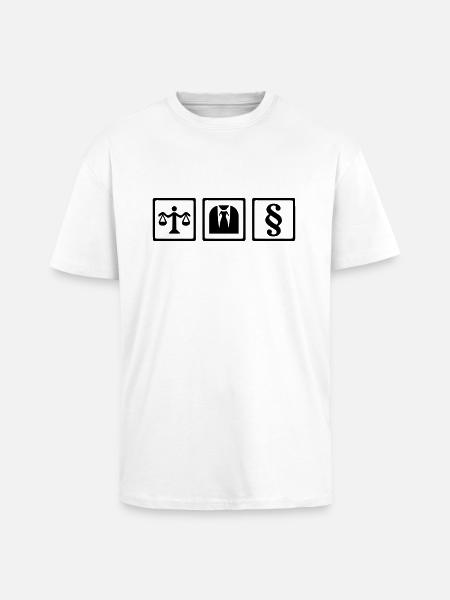 Lawyer - Unisex Oversized Heavyweight T-shirt - white