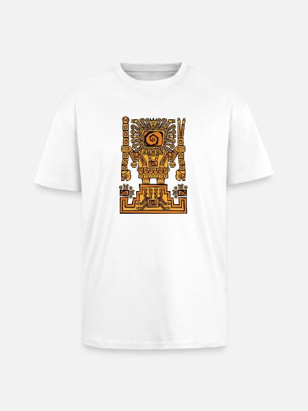 Manipulated Viracocha - Unisex Oversized Heavyweight T-shirt - white