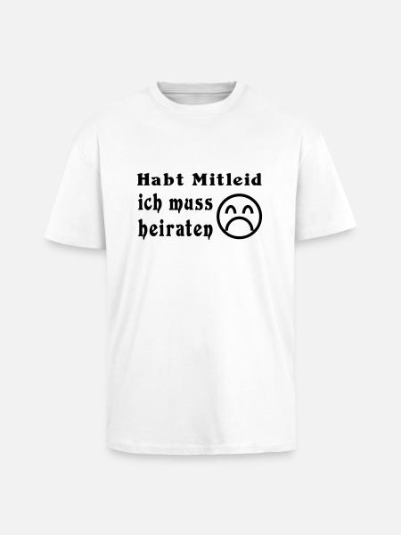 wedding - Unisex Oversized Heavyweight T-shirt - white