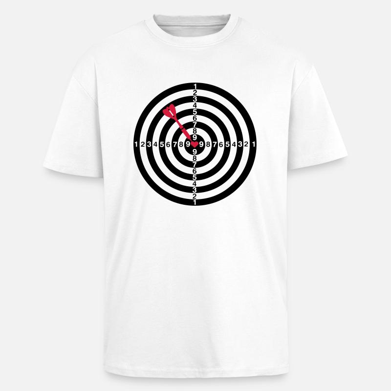 LovedART - Oversized Heavyweight Unisex T-Shirt - Weiß