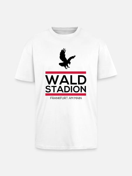 Frankfurt Waldstadion - Unisex Oversized Heavyweight T-shirt - white