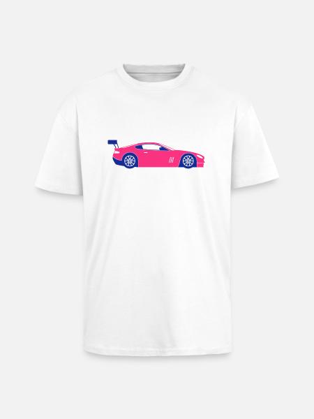 Sportwagen - Oversized Heavyweight Unisex T-Shirt - Weiß