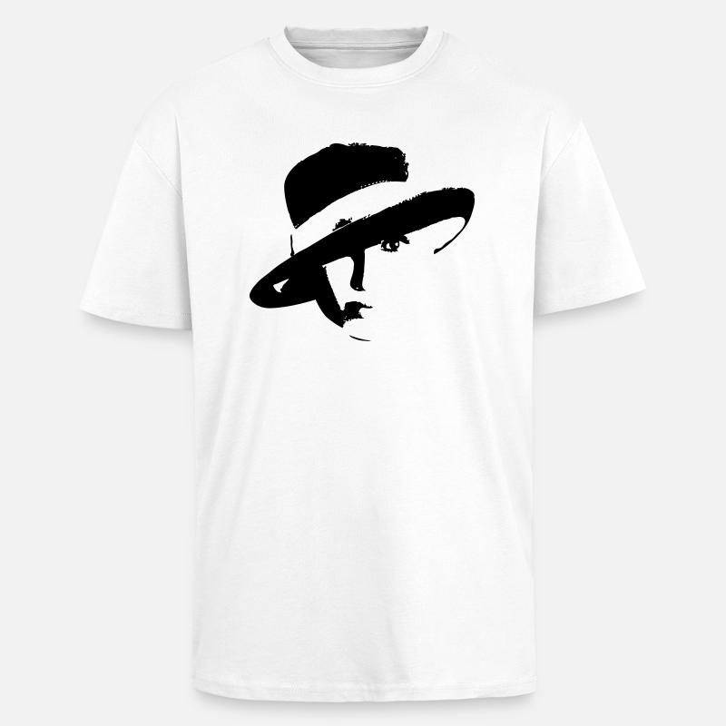 Lady - Oversized Heavyweight Unisex T-Shirt - Weiß