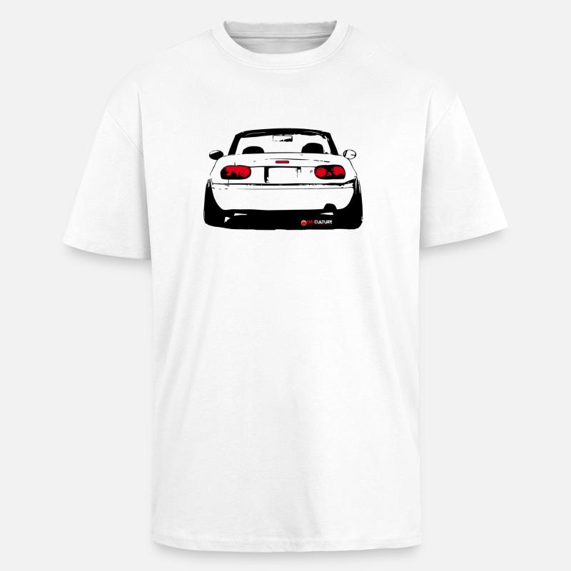 nac_kl_tail_weiss - Oversized Heavyweight Unisex T-Shirt - Weiß
