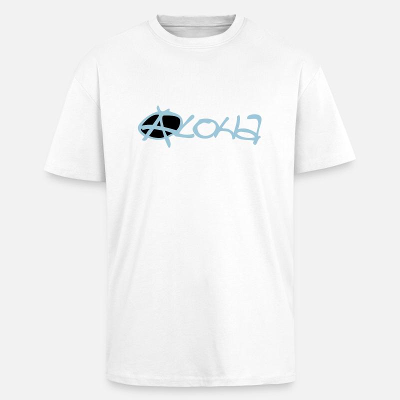 aloha - Oversized Heavyweight Unisex T-Shirt - Weiß