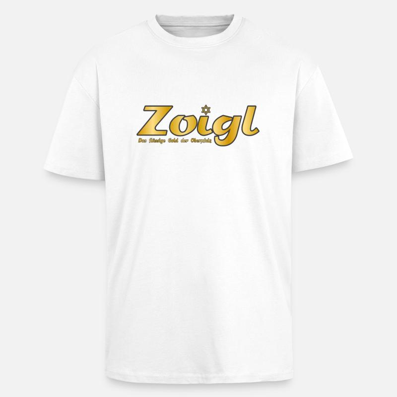 Zoigl - Oversized Heavyweight Unisex T-Shirt - Weiß