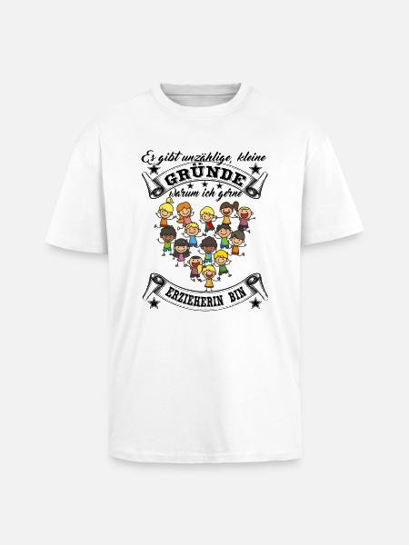 Erzieherin - Oversized Heavyweight Unisex T-Shirt - Weiß
