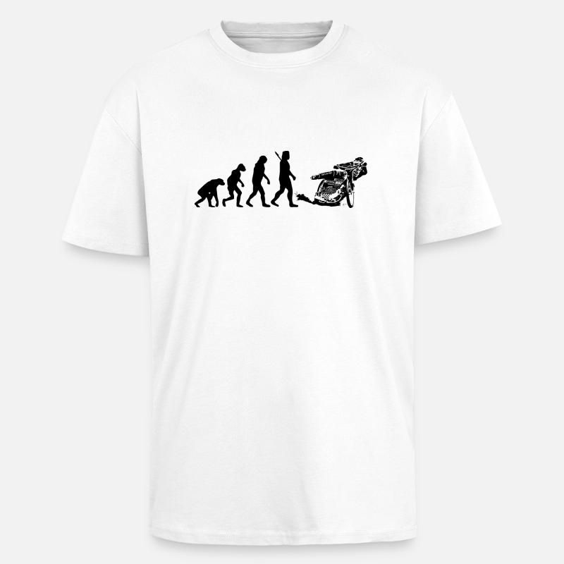 Speedway - Oversized Heavyweight Unisex T-Shirt - Weiß