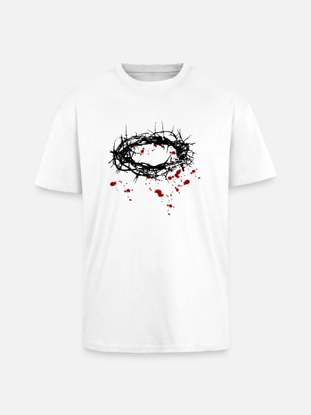 Dornenkrone - Oversized Heavyweight Unisex T-Shirt - Weiß