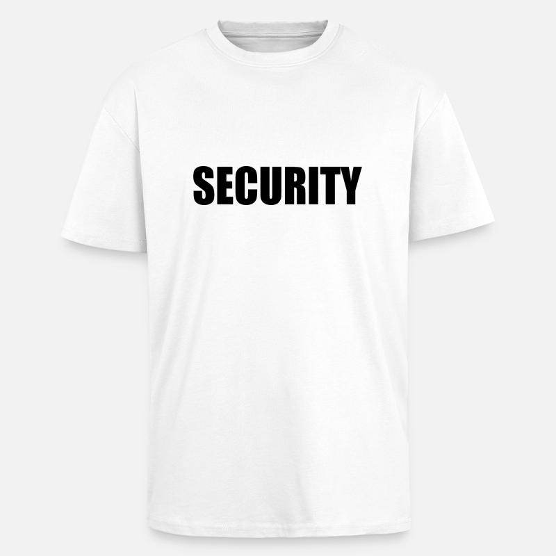 Security - Oversized Heavyweight Unisex T-Shirt - Weiß