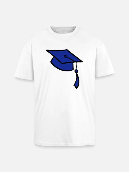 Diplom - Oversized Heavyweight Unisex T-Shirt - Weiß