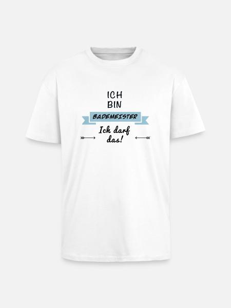 bademeister tshirt - Oversized Heavyweight Unisex T-Shirt - Weiß