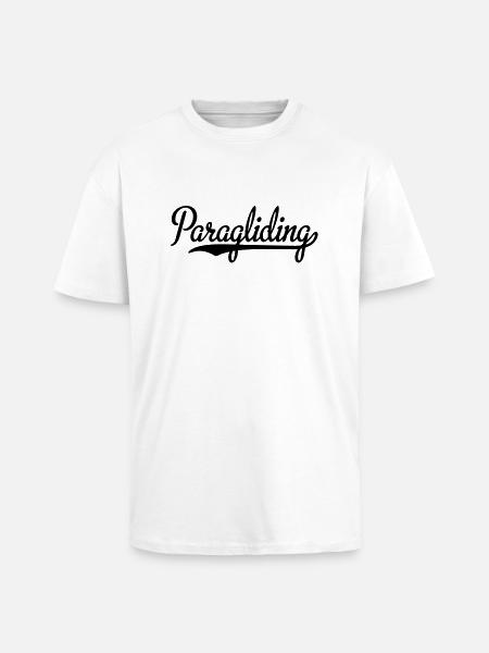 Paragliding - Oversized Heavyweight Unisex T-Shirt - Weiß