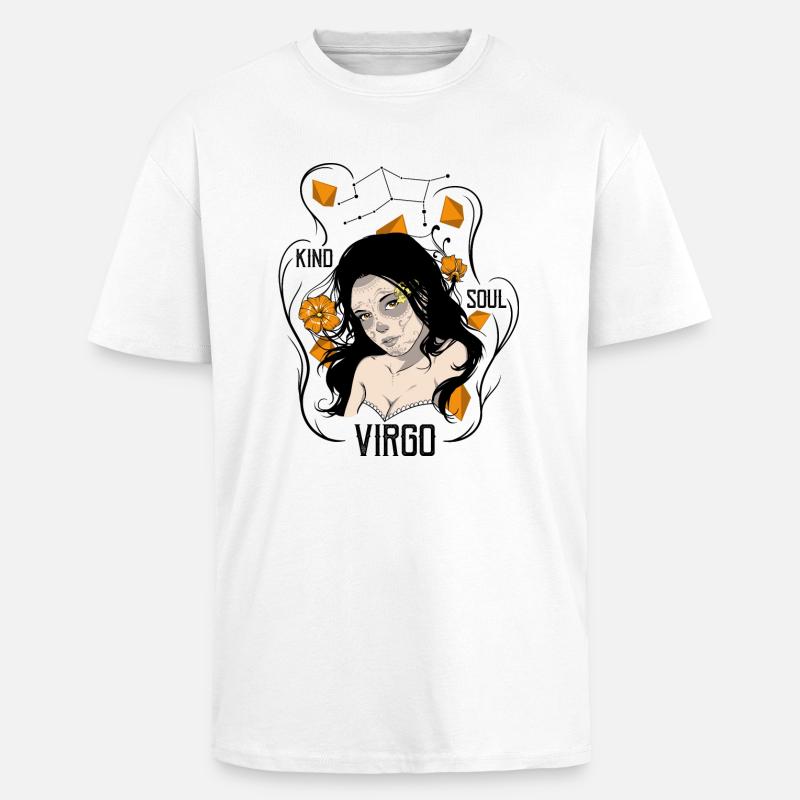 Jungfrau - Sternzeichen - Göttin - Oversized Heavyweight Unisex T-Shirt - Weiß