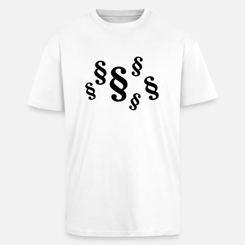 Paragraph - Oversized Heavyweight Unisex T-Shirt - Weiß