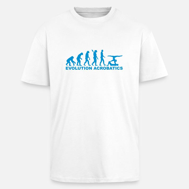 Akrobatik - Oversized Heavyweight Unisex T-Shirt - Weiß
