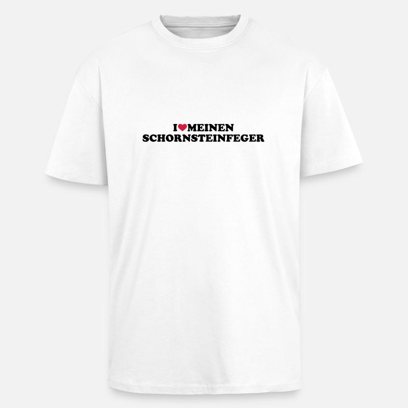 Schornsteinfeger - Oversized Heavyweight Unisex T-Shirt - Weiß