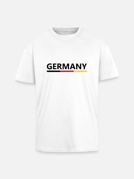 Germany - Oversized Heavyweight Unisex T-Shirt - Weiß