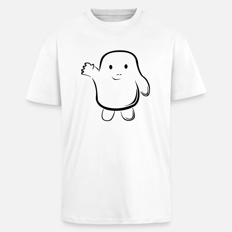 Adipose - Oversized Heavyweight Unisex T-Shirt - Weiß
