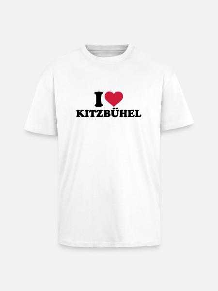 Kitzbühel - Oversized Heavyweight Unisex T-Shirt - Weiß