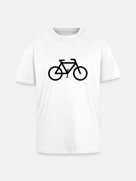 bicyle - Unisex Oversized Heavyweight T-shirt - white