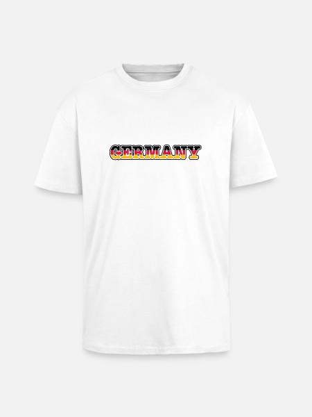 germany - Oversized Heavyweight Unisex T-Shirt - Weiß
