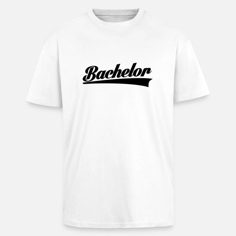 bachelor - Oversized Heavyweight Unisex T-Shirt - Weiß