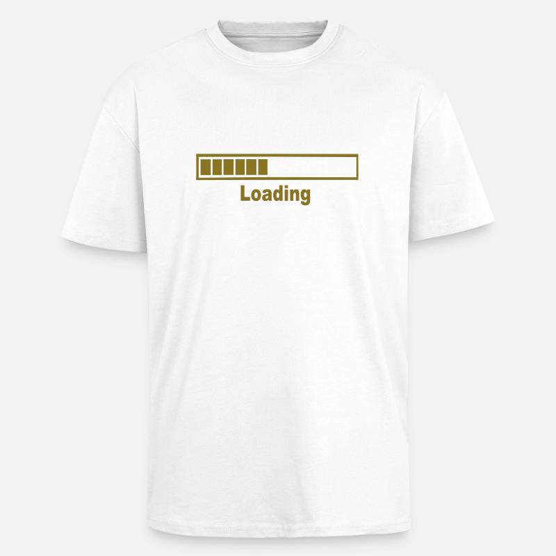 loading - Oversized Heavyweight Unisex T-Shirt - Weiß