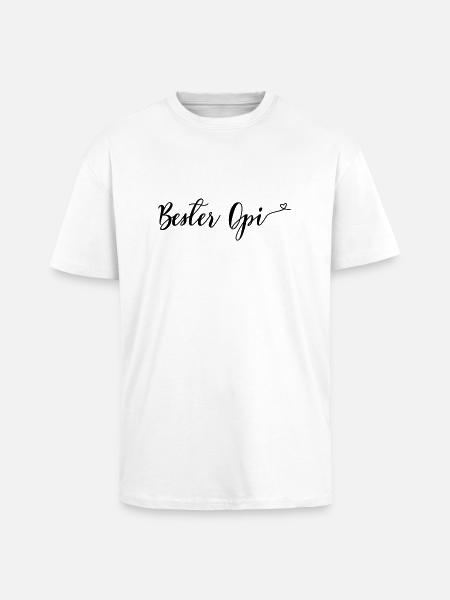 bester_opi - Oversized Heavyweight Unisex T-Shirt - Weiß