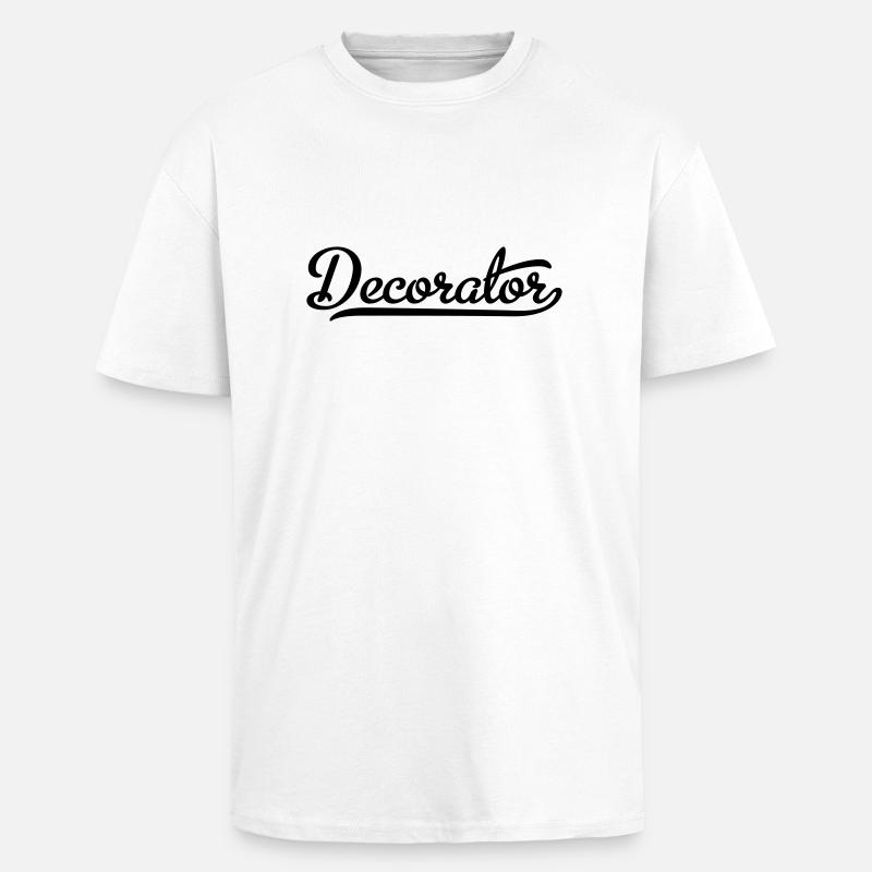 Painter - Unisex Oversized Heavyweight T-shirt - white
