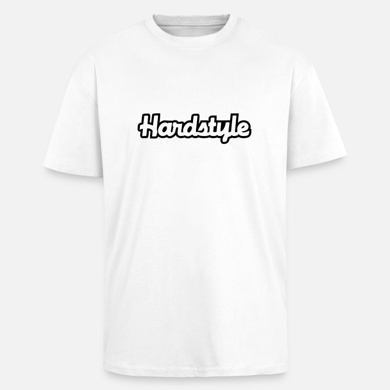 Hardstyle__V051 - Unisex Oversized Heavyweight T-shirt - white