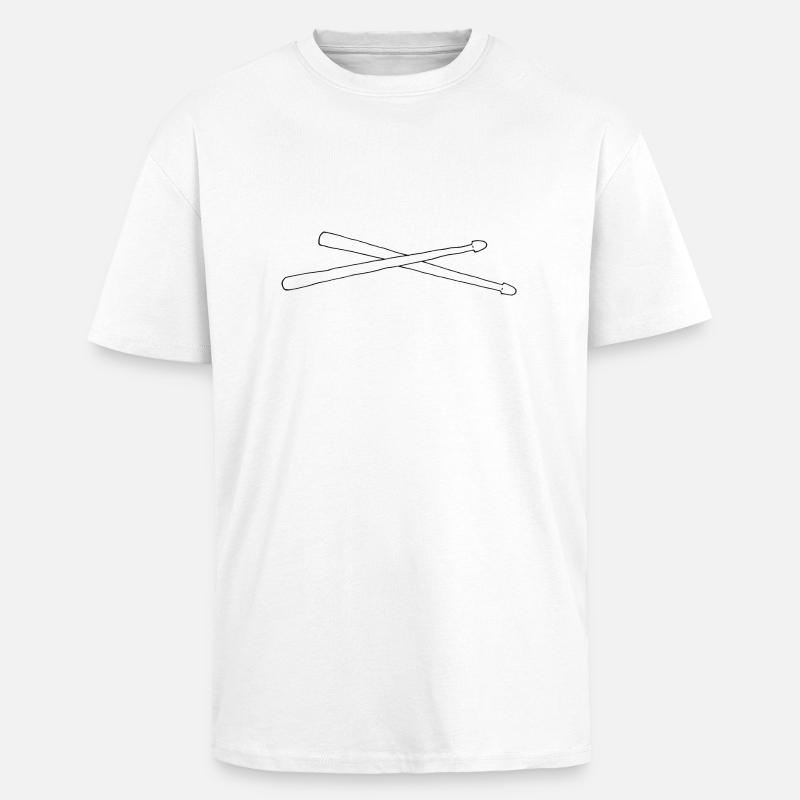 pilons - T-shirt unisexe oversize épais - blanc