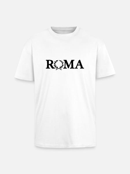 Roma - Unisex Oversized Heavyweight T-shirt - white
