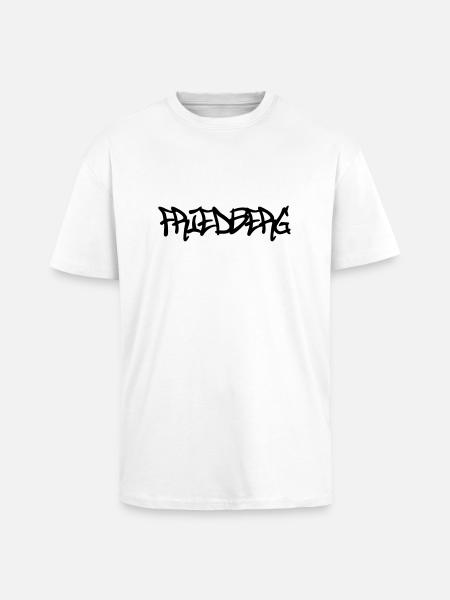 Friedberg Graffiti - Oversized Heavyweight Unisex T-Shirt - Weiß