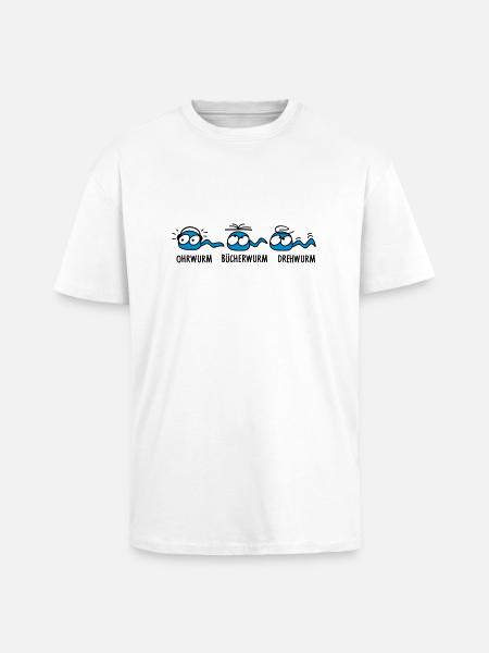 drei Musen - Oversized Heavyweight Unisex T-Shirt - Weiß
