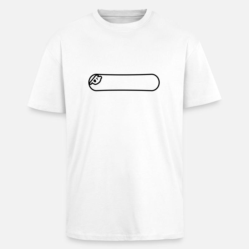 Snowboarder - Oversized Heavyweight Unisex T-Shirt - Weiß